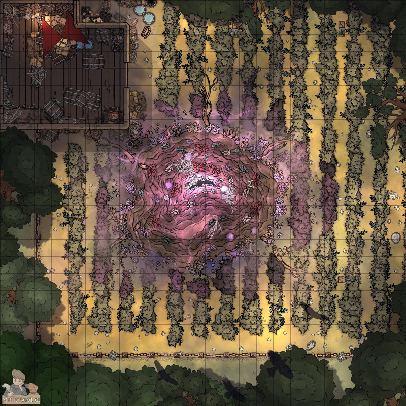 The Corrupted Farm and Wormhole [24x24]