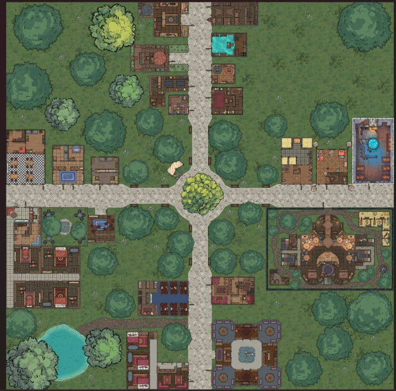 Made Multiple large city maps (200x200 / 100x100)