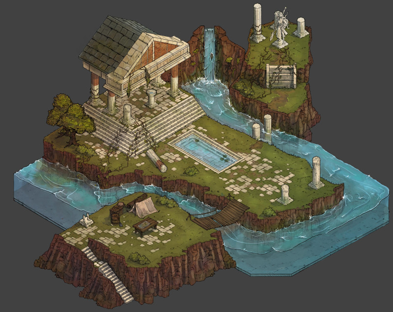 Isometric Bundle for vttrpg - batch 2 !
