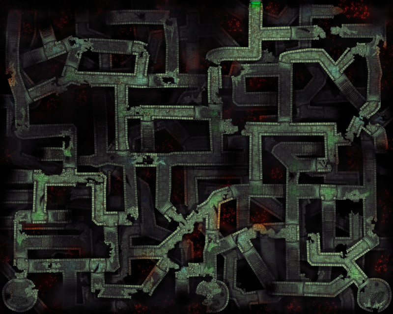 Two maps from recent session where my players found the Fountain of Youth!