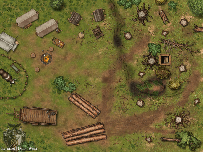 Just a normal day of logging... until they found this beneath the roots. [40x30] [Gridless] [OC]