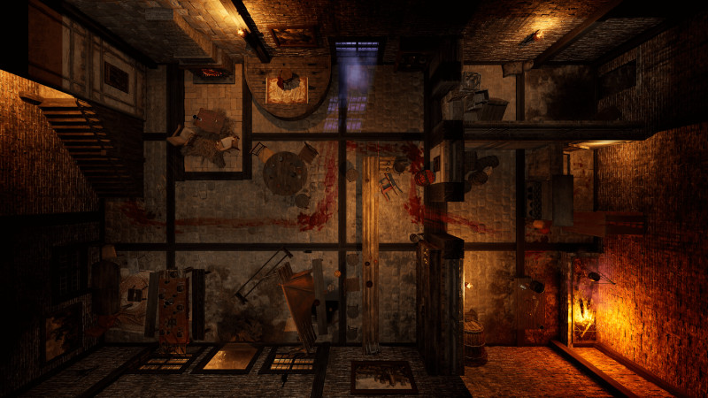 [OC][FREE][Animated] The Silent Flute Tavern — From a quiet night to a burning death trap (2 Floors, 9 Variations total)