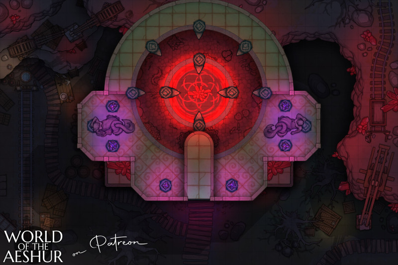 A fallen temple - [30x20]