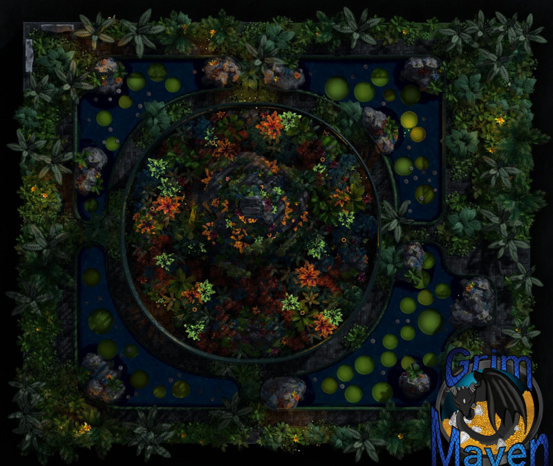 "Arboretum"(32x27) botanic gardens, eclectic wizard, fancy mansion- you can find this towering arboretum anywhere you desire!