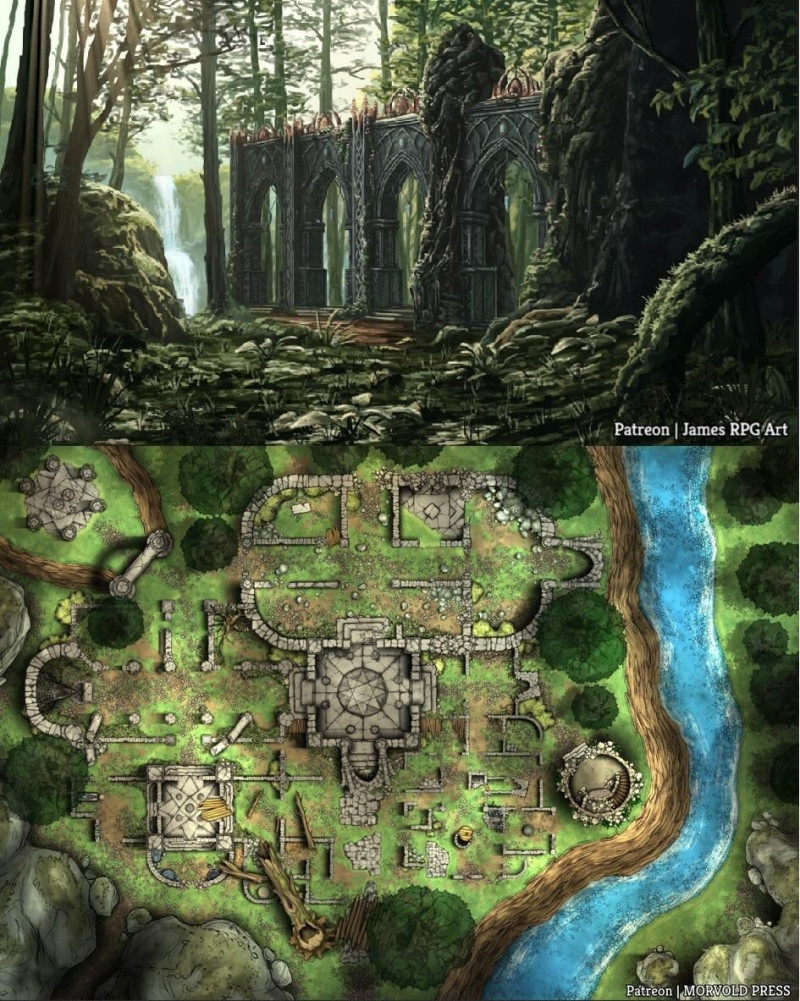 Elven Ruins [130 x 90]