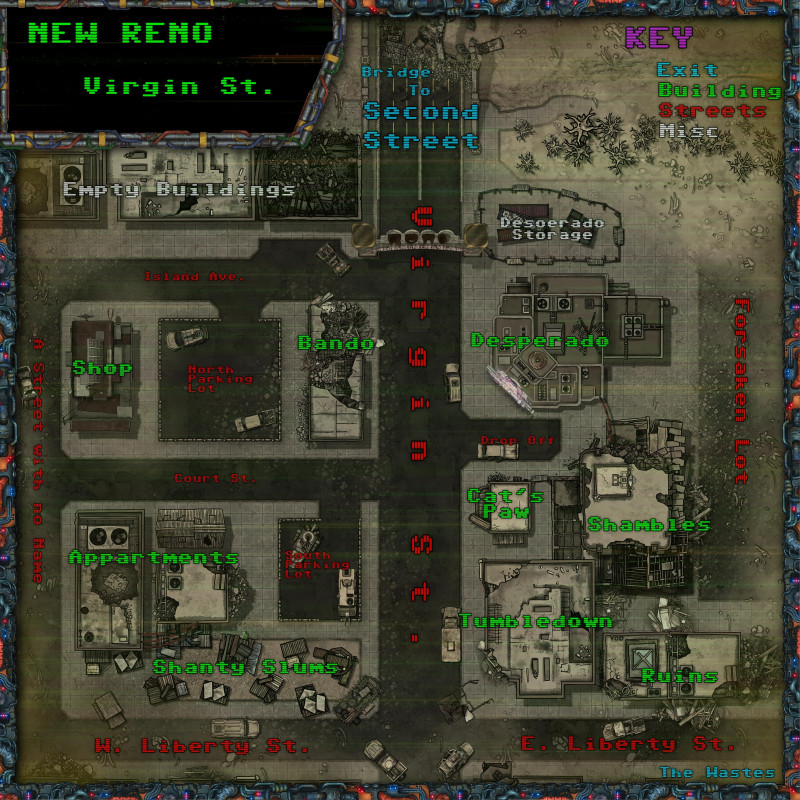 Fallout 2d20 - New Reno - Virgin Street with Zones