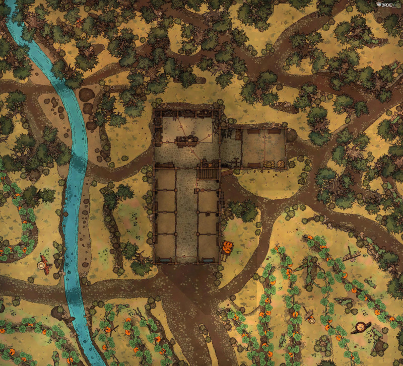 Scarecrow Barn - [55x50]