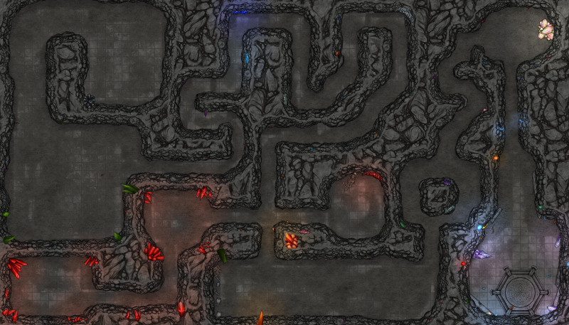 Mapa de cueva recien cocinado (añade lo que necesites :D)