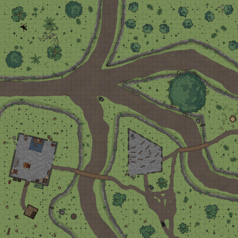 Progression of map quality over the course of my 3 year campaign. (2 years using dungeondraft)