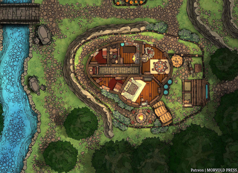 Halfling Village | Mayor's House [44 x 32]