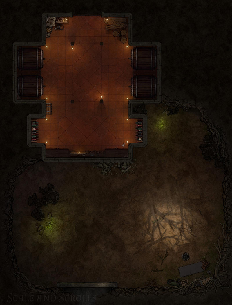 Basement and Cave [16x21]