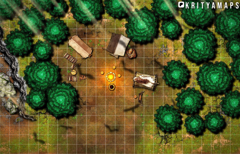 Hunter's Camp [25x16]