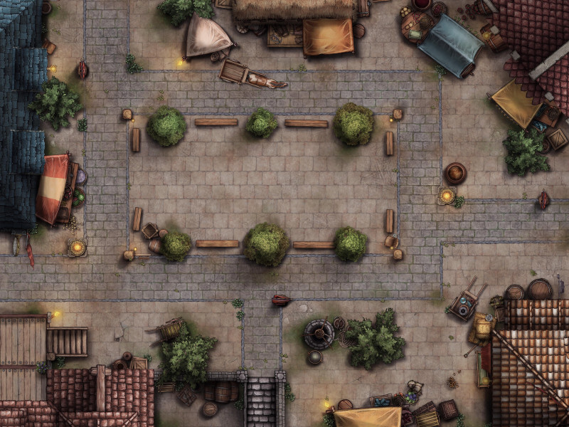 City Square [30x40] - 5 unique variations