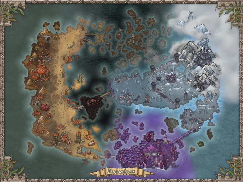 Enoménos, a world i originally created for a university assignment