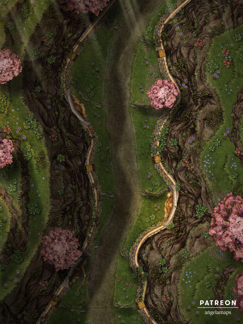 The Path [battlemap] from Angela Maps - 3 versions! [animated] [art]