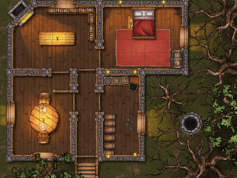 Cozy house hiding some secrets