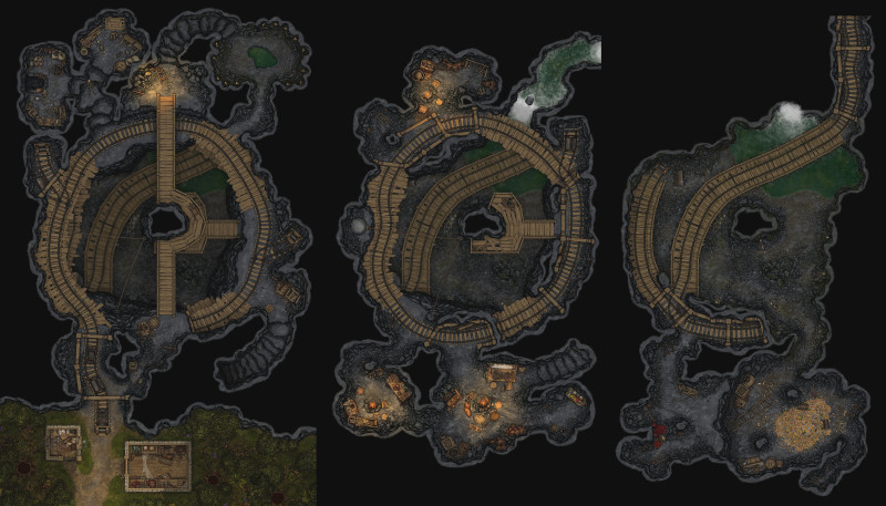 My take on Wyrmheart Mine 56x32