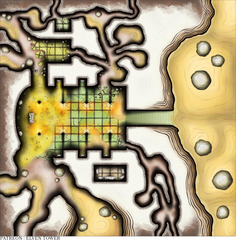 Desert Dragon Lair --- A tempting treasure horde, but certainty of a deadly encounter.
