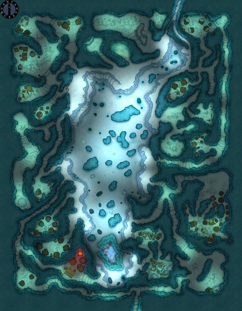 Against the Giants: Frost Giant Upper Glacial Rift (74x95)