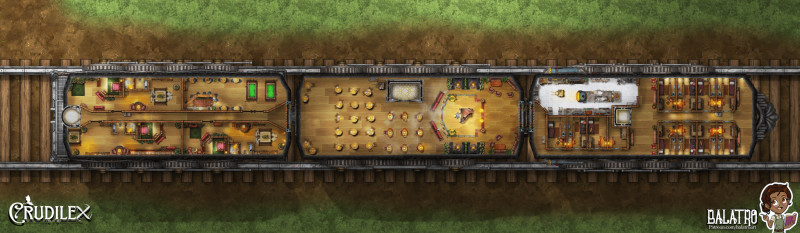 The Sanroko-II Fortress Train will cross the entire world, with stations in every nation there is. Some say that when the last spike is hammered the reign of monsters will end forever.