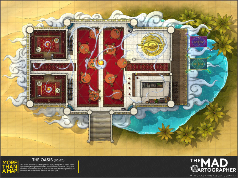 [30x20] More Than a Map: The Oasis!