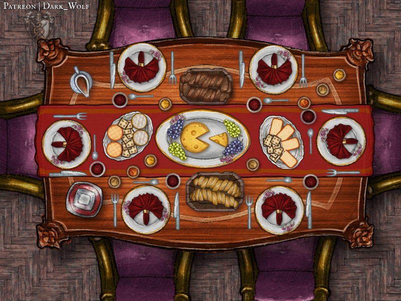 Giant Dining Table [40x30] [Gridless] [OC]