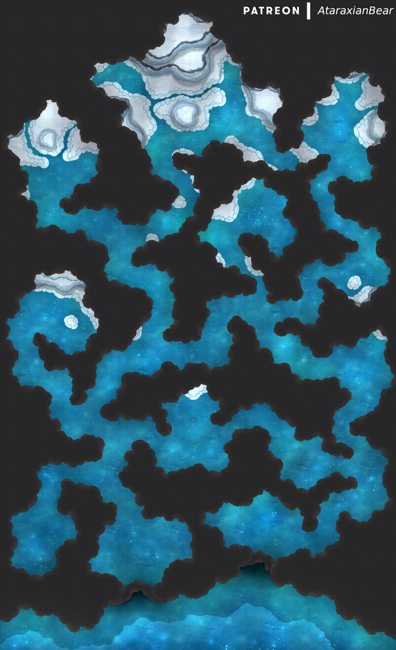A melting ice dungeon [50x82]
