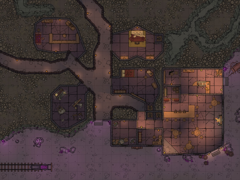 Ironstein Mine Bar and Eatery 28x21 - The Seeker's Guide to Twisted Taverns