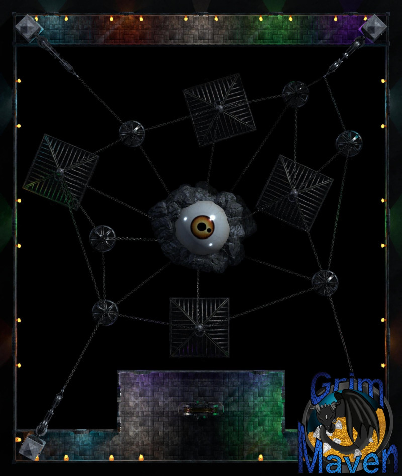 "Interdimensional Prison" (27x32) Are you trapped inside? Or breaking someone out? Either way... this won't be easy!