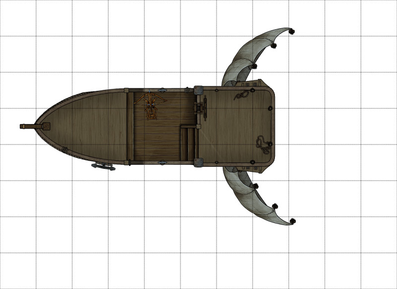 Printable Flying Vessel "The Pisdrinker" (11x8 inch)
