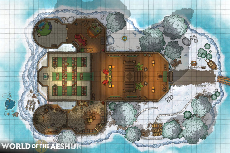 Library of a mapmaker - [48x32]