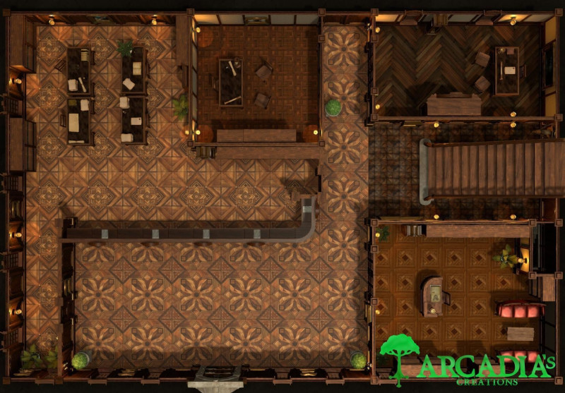 Town Hall 1st & 2nd floor [23x16]