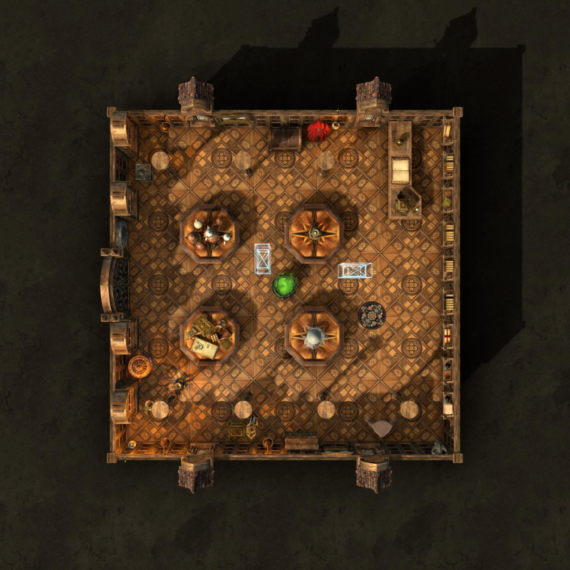 Free Map Shops Smithy & Magic Shop