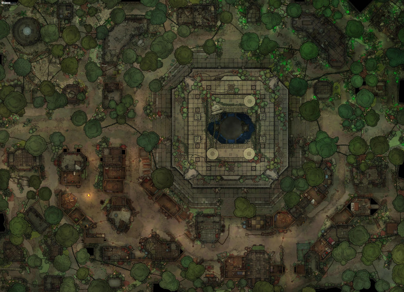 Ancient City Temple - [90x65]