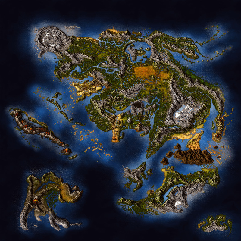 I decided to colorize my world map.