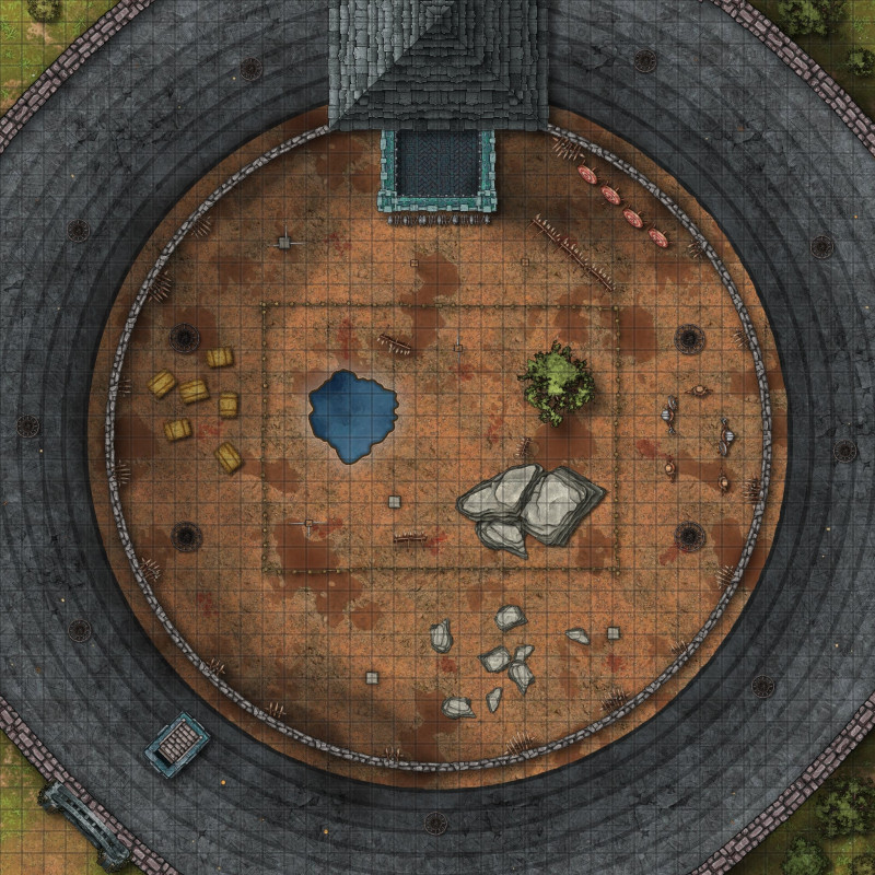 Colosseum Battlemap - Suggestions and Advice always appreciated!