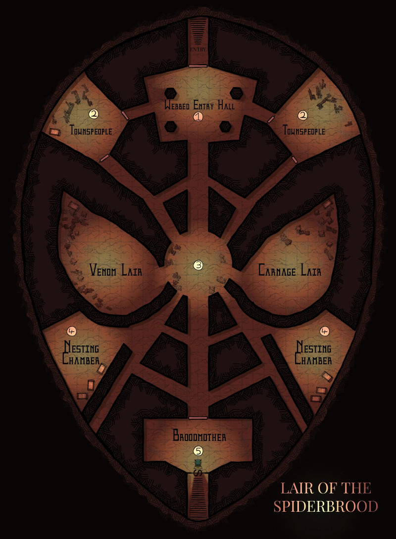 Lair of the Spiderbrood (Spider-Man Homage)