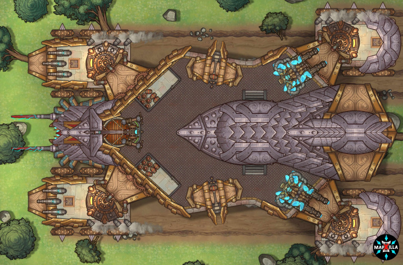 The 'Goliath' Landship, something that you can totally drop into any campaign!