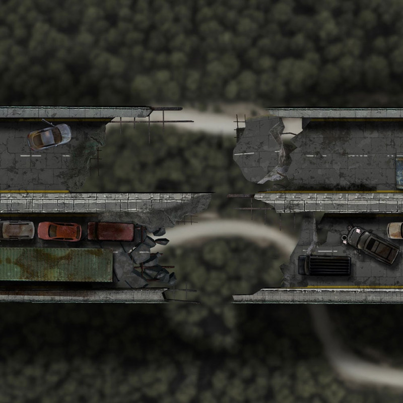 22 Free Post-Apocalyptic Battlemaps for Survival & Wasteland RPG Campaigns [Link in comments]
