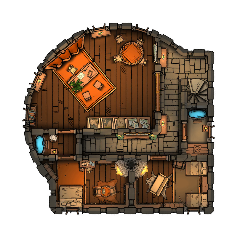 Town Keep | Greenest - 4 Floors [60 x 60]