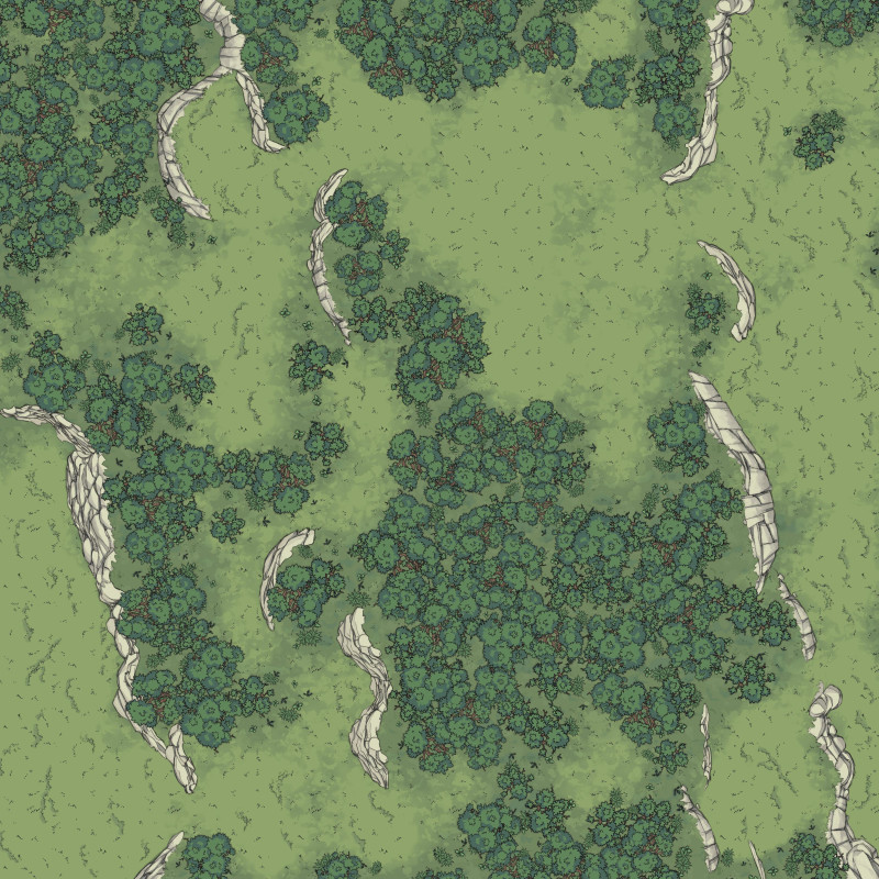 [50x50] Forest Ridge