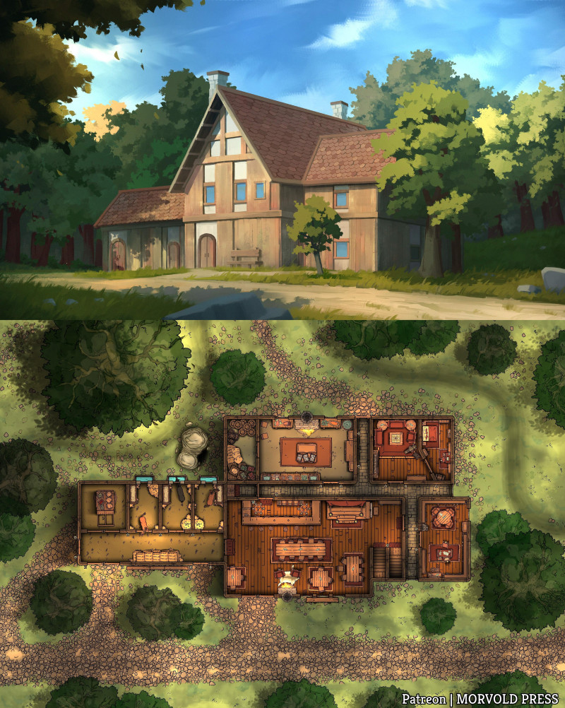 Rough Ride Inn & Tavern [70 x 48]