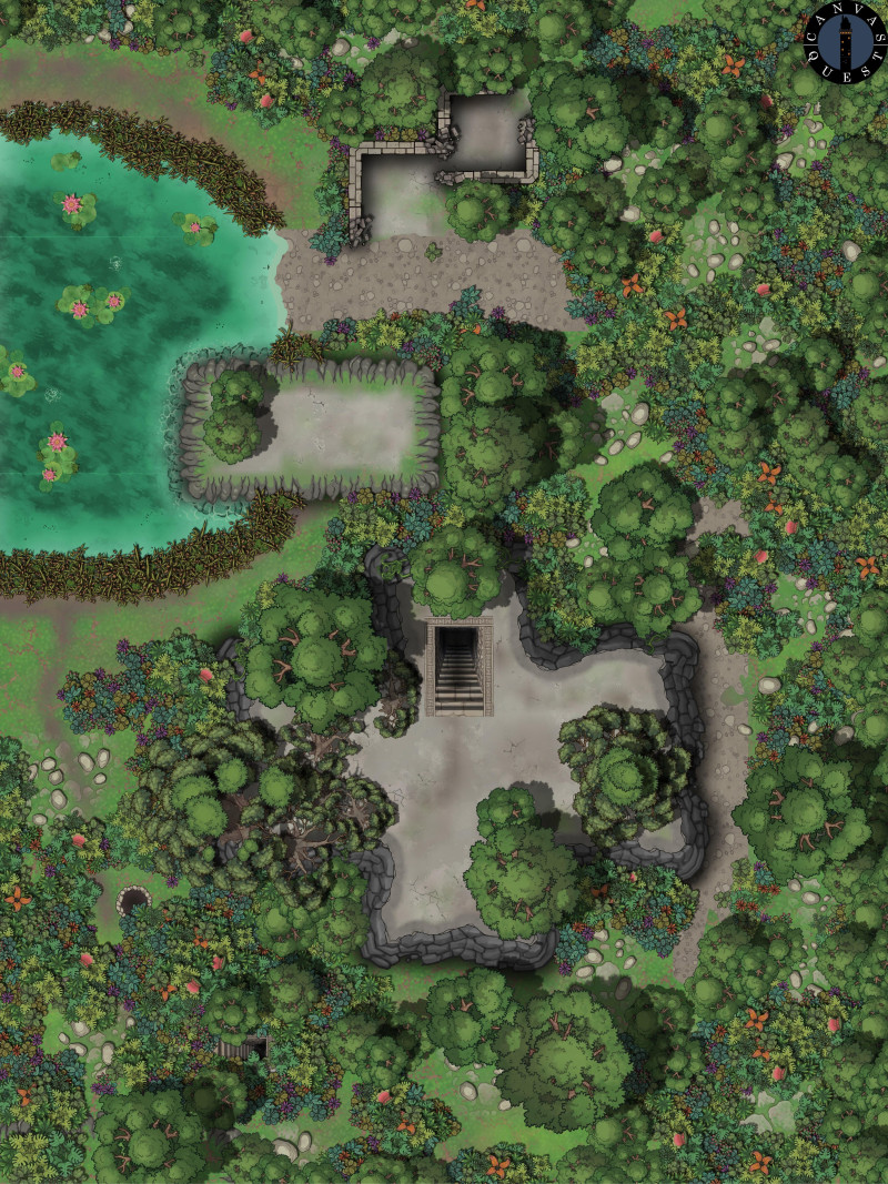 Caverns of Thracia: Entrance (30x40)