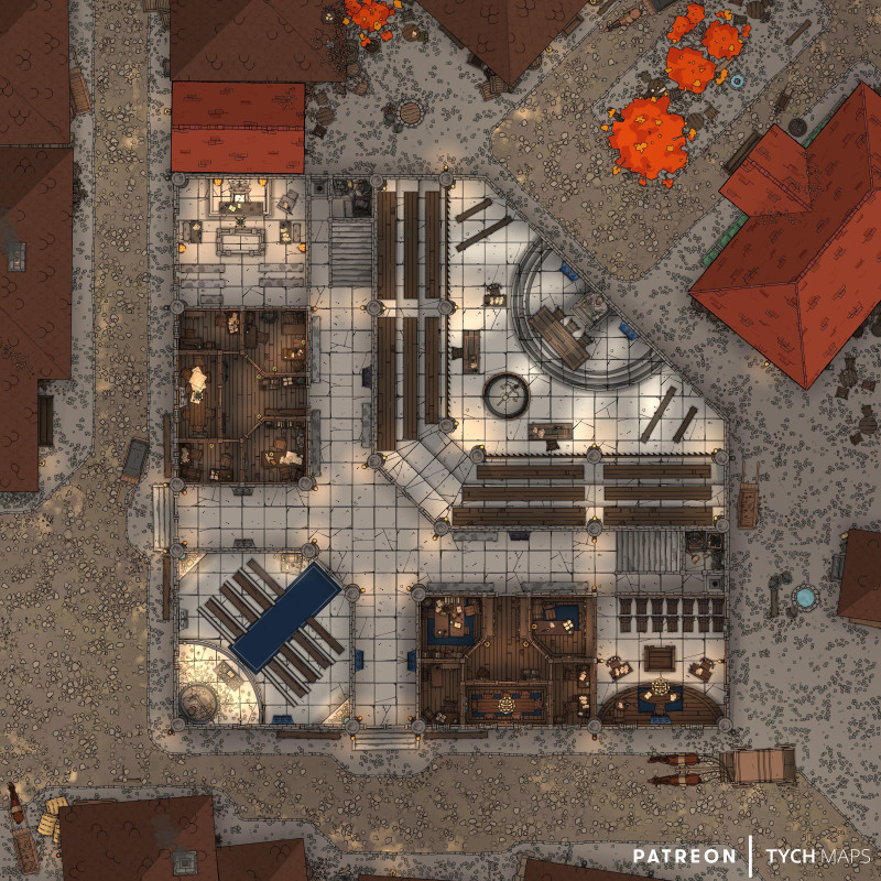 Halls of Justice - Waterdeep [40x40]