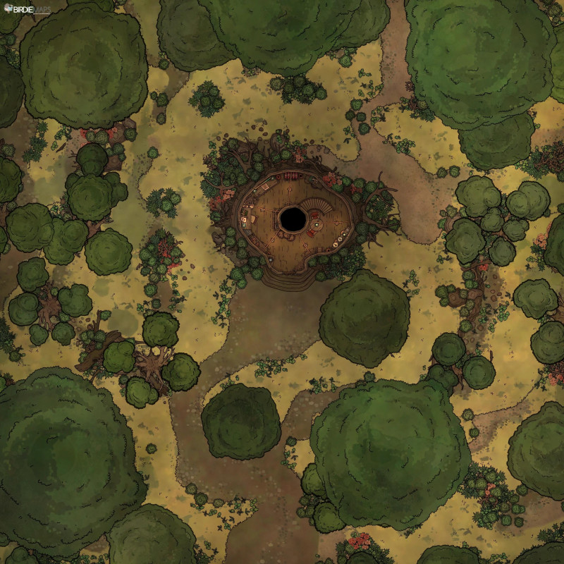 Squirrel Hideout [40x40]