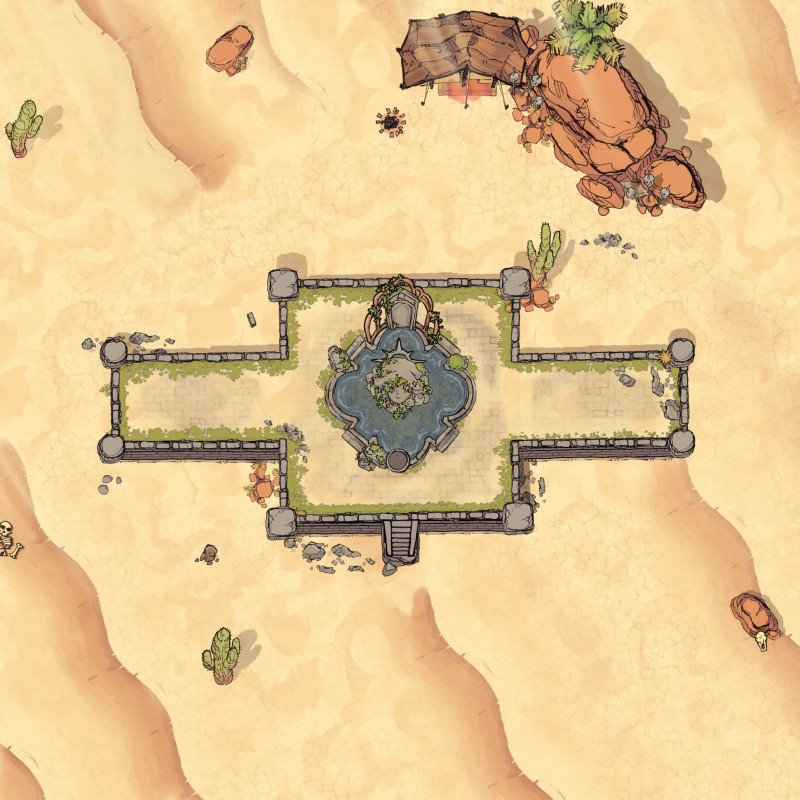 Desert temple