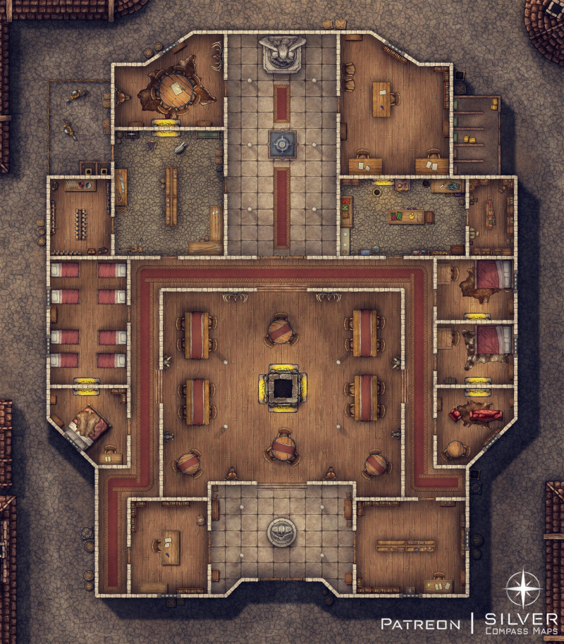 A Guildhall for Fighters, Rangers, Druids, and Wizards!