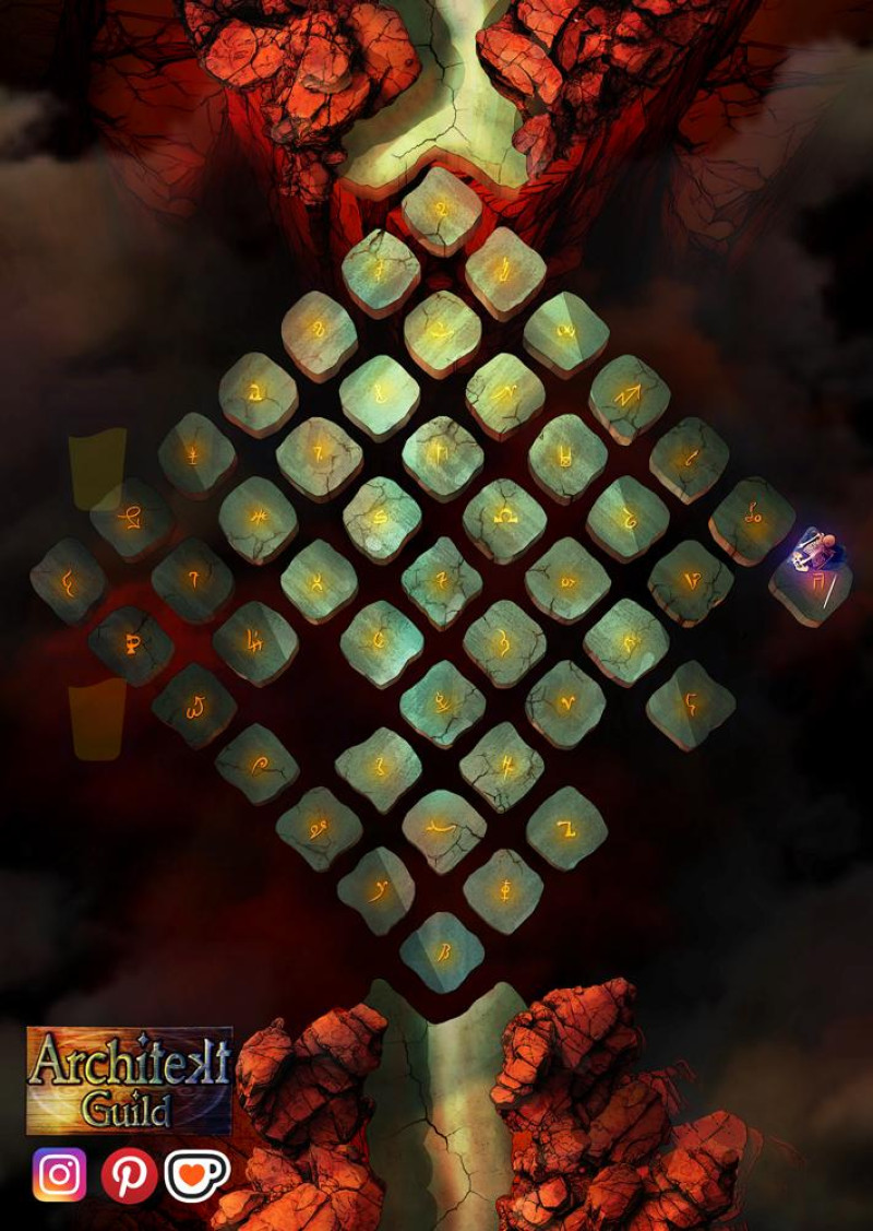 The Sigil Stones (runebridge fantasy map)☠️