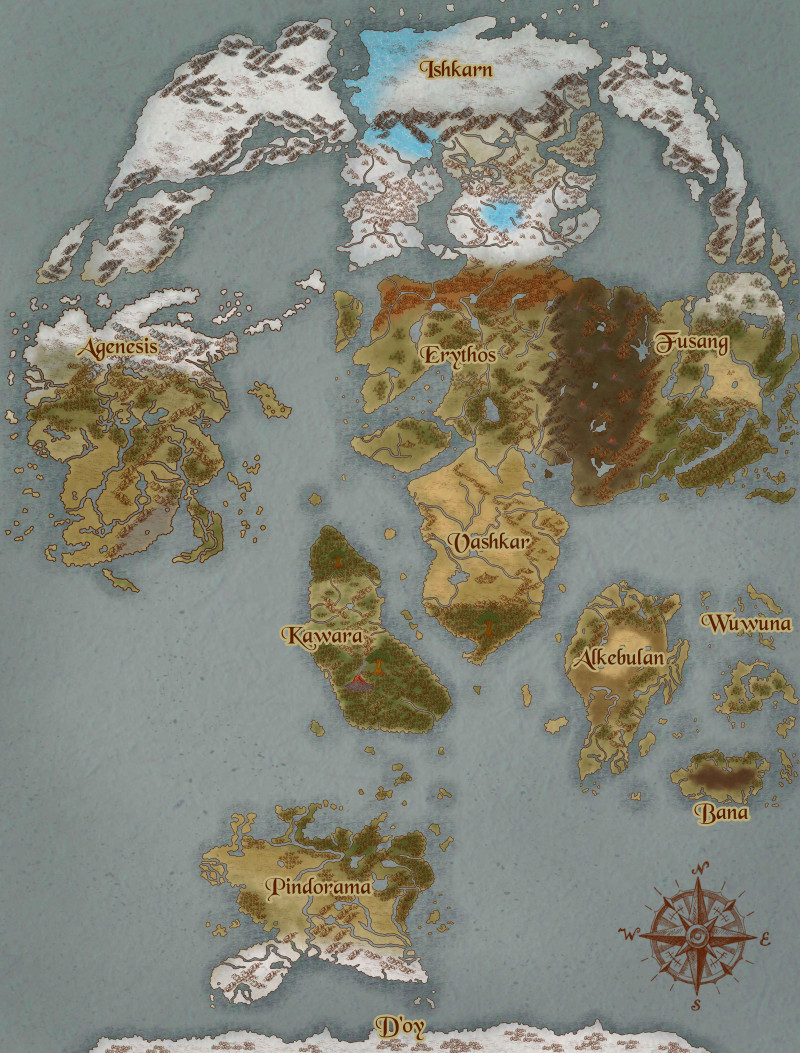Tellus World Map