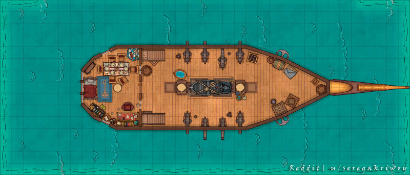 Custom Ship for my DND Party